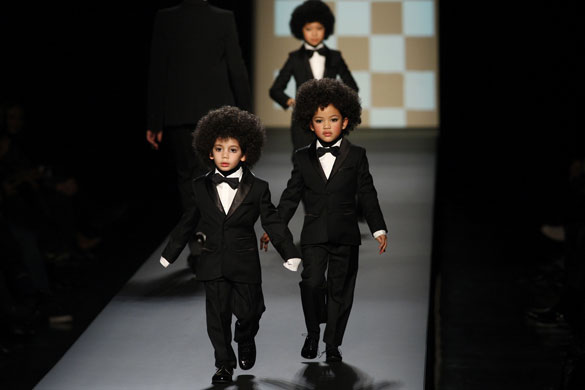 Gallery Thursday's menswear shows: Children on the catwalk at Jean-Paul Gaultier