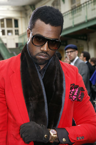 Gallery Weekend menswear shows: Kanye West at the Lanvin menswear show