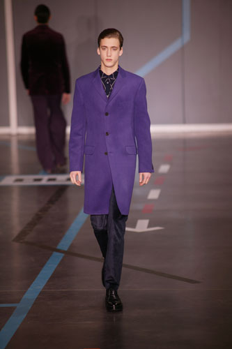 Gallery Weekend menswear shows: A model wears Armand Basi 