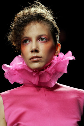 Gallery Monday Haute Couture: A model wearing Christophe Josse couture