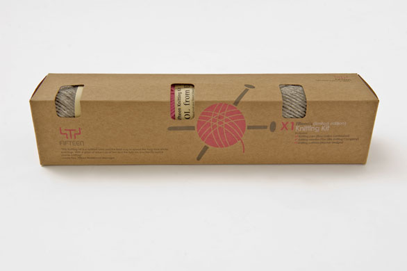 Lisbon fashion week: FIfteen knitting kit packaging
