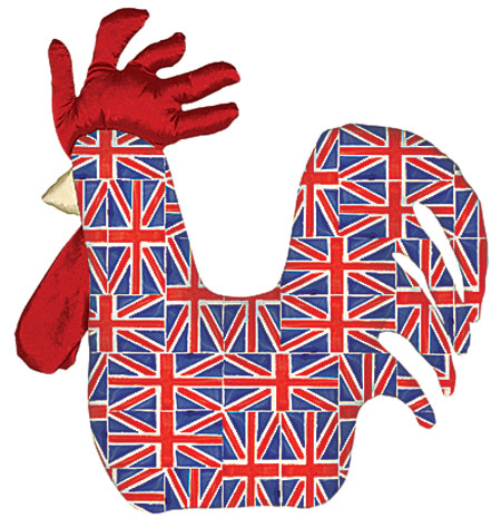 Union flag fashion: Doorstop