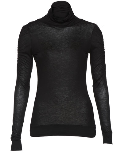 Ascension gallery: Alexa black polo neck jumper
