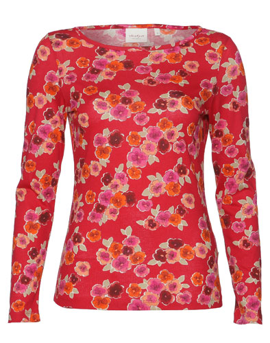 Ascension gallery: Long-sleeved floral top by Jackpot