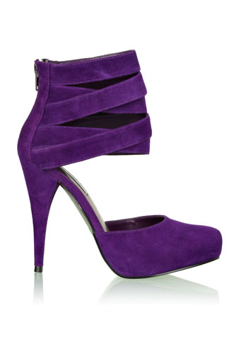 Shoes to blow the budget: Purple shoes