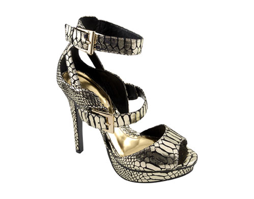 Shoes for under £50: Gold snakeskin 2