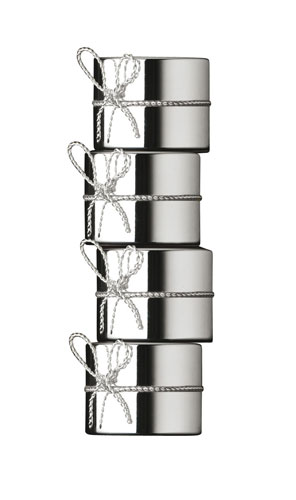 Designer homeware: Vera Wang napkin rings