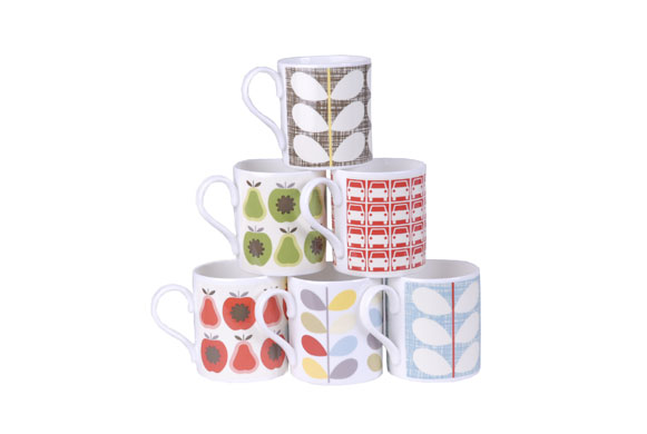 Designer homeware: Orla Kiely mugs