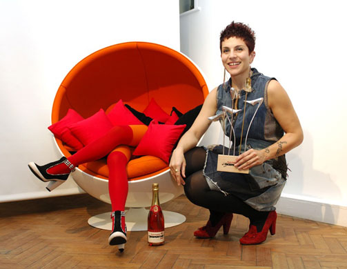 Hush Puppies Shoeperstar: Laura Berry with the winning shoe