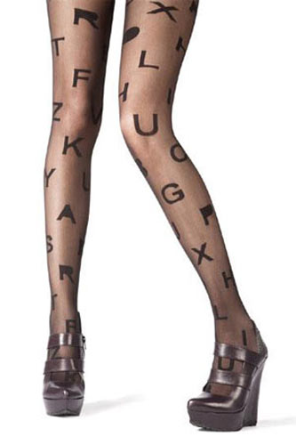 Christmas fashion under10: Henry Holland's alphabet tights