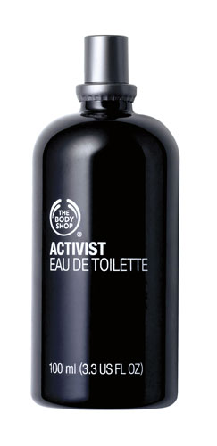 Xmas gifts mens grooming: Activist eau de toilette by The Body Shop