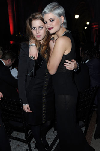 British fashion awards: Princess Beatrice and Pixie Geldof at the British Fashion Awards
