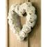 Christmas wreaths: Rose heart-shaped wreath