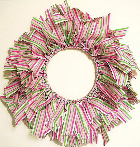 Christmas wreaths: Ribbon wreath