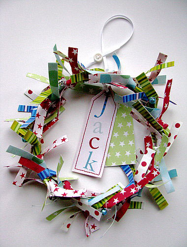 Christmas wreaths: Personalised children's wreath