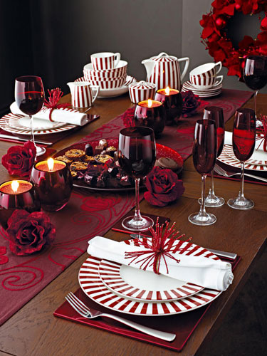 Christmas table decorations: Red | Life and style | The Guardian