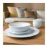 White table: White crockery