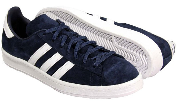 Fashion sale bargains: Adidas Campus navy suede trainers