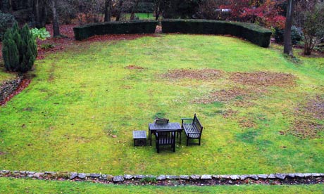 An empty garden