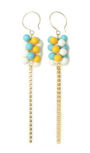 Ethical fashion: Rachel Essex atomic drop earrings