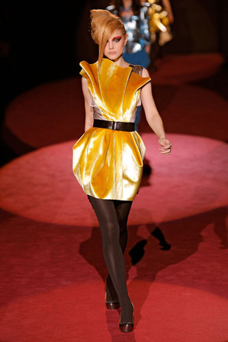 Marc Jacobs: A model wears Marc Jacobs