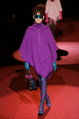 Marc Jacobs: A model wears Marc Jacobs