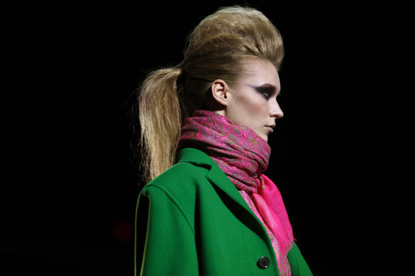 Marc Jacobs: A model wears Marc Jacobs