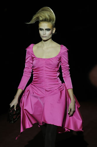 Marc Jacobs: A model wears Marc Jacobs