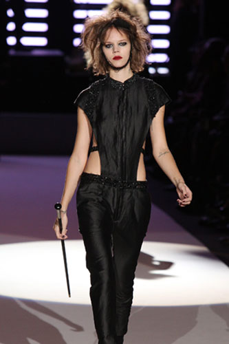 NY fashion week: Tuesday: Models wear Diesel Black Gold 