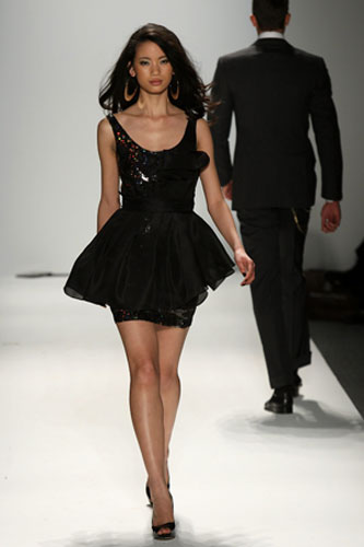 NY fashion week: Tuesday: Models wear Domenico Vacca