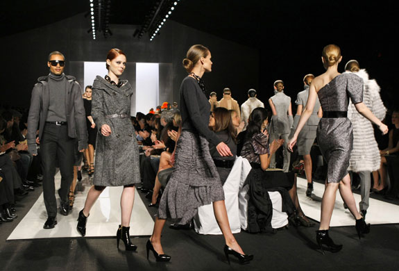 NY fashion week:Wednesday: Models at Michael Kors