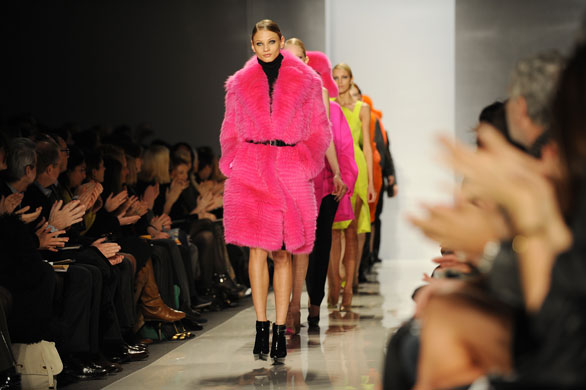 NY fashion week:Wednesday: Models wearing Michale Kors