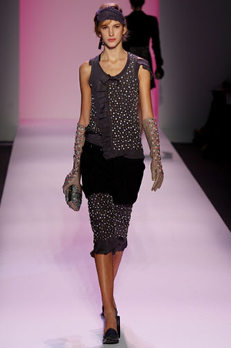 NY fashion week:Wednesday: A model wears Alexandre Herchcovitch 