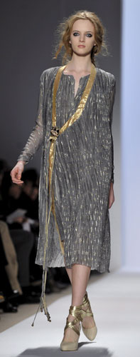 NY fashion week: Thursday: A model wears Ports 1961 