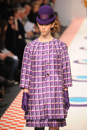 LFW: weekend roundup: Model wears Eley Kishimoto 