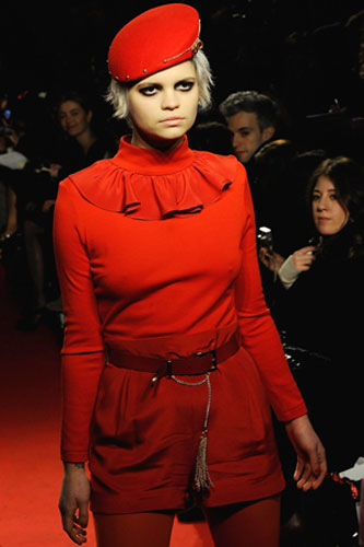 LFW: weekend roundup: Pixie Geldof models for PPQ