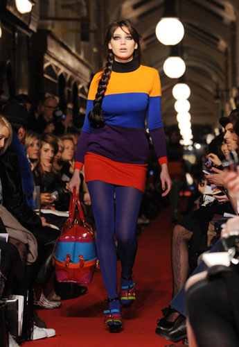 LFW: weekend roundup: Daisy Lowe models for PPQ 