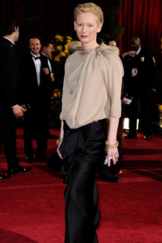 Mickey Rourke: Tilda Swinton