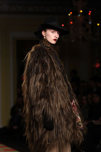 LFW: Monday's shows: A model wears Paul Smith