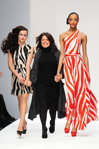 LFW: Monday's shows: Alice Dellal and Jourdan Dunn at Issa 