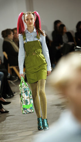 LFW: Monday's shows: A model wears Luella