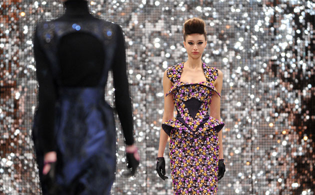 LFW: Tuesday's shows: Models wear Ashley Isham