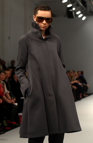 LFW: Tuesday's shows: A model wears Osman Yousefzada