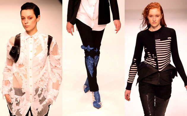 LFW: Tuesday's shows: A composite of looks from the Meadham Kirchhoff show