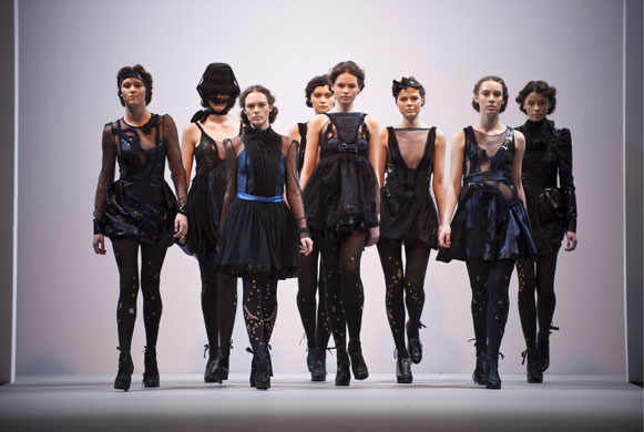 LFW: Tuesday's shows: Models wear Bora Aksu