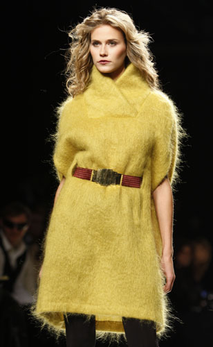 MFW: Friday: A model wears Luciano Soprani 