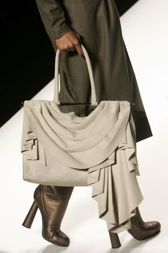 Paris FW: Monday: A model wears Viktor and Rolf