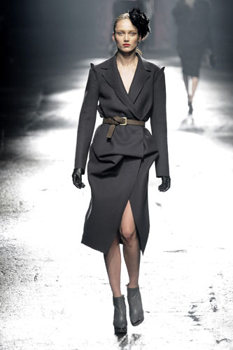 Paris Style: A model wears Lanvin