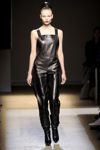 Paris Style: A model wears Yves Saint Laurent