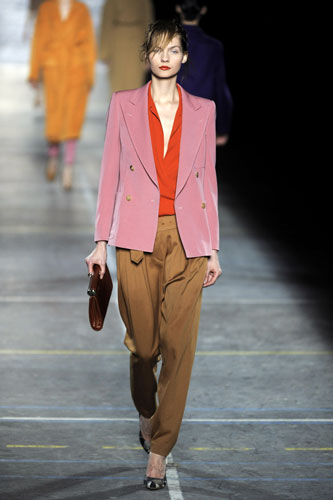 Paris Style: A model wears Dries van Noten